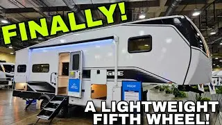 FINALLY! A Really Lightweight Full Size Fifth Wheel RV! Jayco Eagle 24MLE