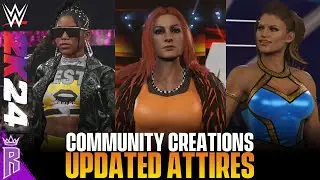 WWE 2K24 Updated Superstar Attires #WWE2K24