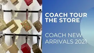 COACH TOUR THE STORE  / COACH NEW ARRIVALS 2021 / CORNER ZIP WRISTLET / COACH ROWAN SATCHEL