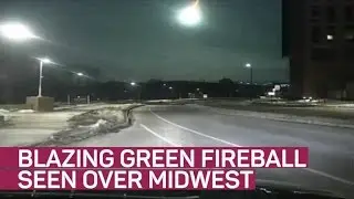 Blazing green fireball lights up the Midwest sky (CNET News)