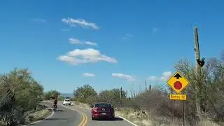 Gates Pass, a dangerous⚠️ narrow road with breathing views - Tucson, Az