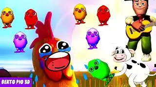 Canci&oacute;n de El Tractor y El Pollito 🎶🤩 La VaCa LoLa dela Granja de Zenon🌈