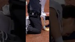 Yankees&rsquo; Oswaldo Cabrera suffered a nasty lower-leg injury last night 😬