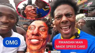 ISHOW Speed Cake Kissed, OMG Rwandan Man Made Speed Cake and he Kiss it #speed #africa #rwanda 