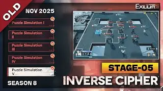 *SEASON 8* INVERSE CYPHER STAGE-5 (LP-1-5) SOLUTION | NOVEMBER 2025 [ GIRLS' FRONTLINE 2: EXILIUM ]