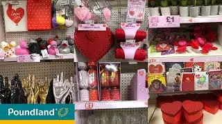 POUNDLAND VALENTINE'S DAY COLLECTION FEBRUARY 2021 | POUNDLAND SHOPPING HAUL | TRAVELANDSHOP WITH ME