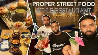 MUMBAI STREET FOOD IN THE HEART OF THE LONDON'S EAST END | HICHKI RESTAURANT WHITECHAPEL!