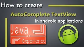 How to create AutoComplete TextView in Android apps tutorial