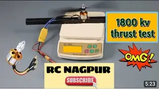 2212 1800 kg motor Thrust test  Full HD 1080p MEDIUM FR30
