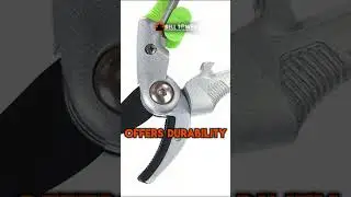Bell-004-PRN | Heavy-Duty Bypass Garden Pruner | 15mm High Carbon Steel Cutter + Aluminum Handle