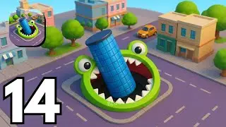 Hole.io - Gameplay Walkthrough Part 14 - Guide New Update Review (Android ios)