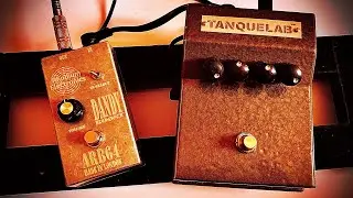 Tanquelab MKII ver.5 ft. Dandy Boost Rhodium Electronics ARB64 silicon treble booster made in London