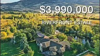 $3,990,000 Single Level Living Estate on the Provo River - Heber City, Utah