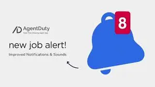 AgentDuty New Job Notification for Showing Agent Jobs