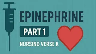 Adrenaline or  Epinephrine Questions | MCQ Series Part 1 | Nursing Verse K