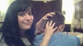 UK ASMR Hair styling and pamper with my Fiance  Nathan