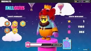 Fall Guys: Ultimate Knockout - OWNING Fall Mountain... 7th Win TROPHY!