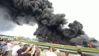 Gro&szlig;rand auf der Parkinsel in Ludwigshafen (22.6.2013)