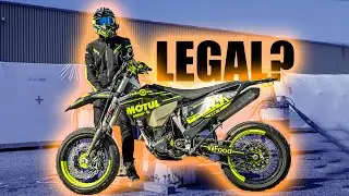 WIE MAN EINE WETTBEWERBS ENDURO/SUPERMOTO LEGAL ZULÄSST