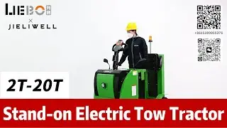 Stand-On Electric Tow Tractor，3Ton Capacity for Warehouse & Logistics