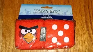 Angry Birds Plush #131 Who-Rae Australia Red Fuzzy Dice | Angry Birds Plush Collection