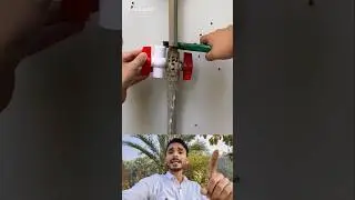 Water ON রেখেই Valve Change! 😳 Genius Plumbing Trick 🔥