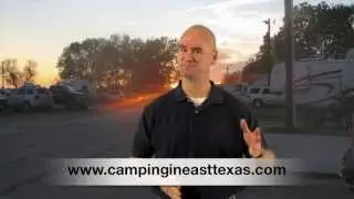 Best RV camping East Texas- Internet access while camping on Lake Palestine, Tyler Texas