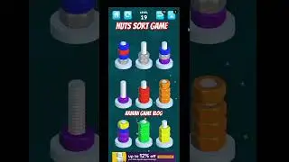 Nuts sort game level 19 😈😈 Arman Game Vlog #games #editingvideo #viralvideo #trendingshorts