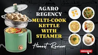 Best kettle for easy cooking 😍AGARO Multi-cook Kettle with Steamer Honest Review
