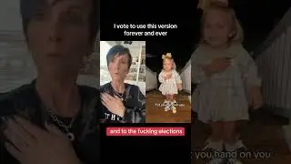Little Rockstar's Twist on the Pledge! #TooCute #GoViral