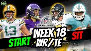 Fantasy Football Playoffs 2022 Wide Receiver/Tight End Week 18 Must Start and Sits