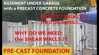 PRECAST CONCRETE FOUNDATION - SHEAR WALLS