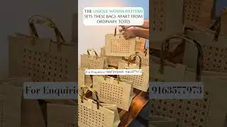 Premium Jute Bag with stunning central pattern #luxuriousbag #premiumquality #jutebags #weddinggift