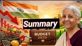 2026 budget summary in hindi| bhart ka budget| finance minister of india|