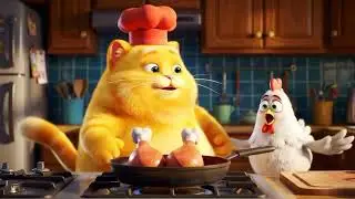 #CatAndHen  #AnimalFriendship  #UnlikelyFriends  #CuteAnimals  #CatLovers  #HenLovers  #FunnyAnim