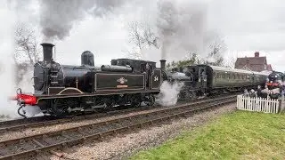 W24 Calbourne and Beattie Well Tank 30587 depart Sheffield Park