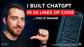 I Built ChatGPT in 20 Lines of Code&hellip; This Is Insane