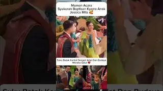 Acara Syukuran Baptisan Kyarra Anak Jessica Mila 🥰#jessicamila #shortvideo