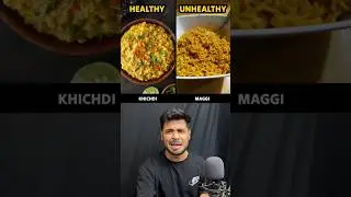 Healthy vs Unhealthy Food? 😳😱