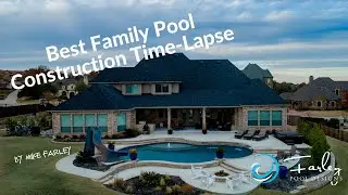 Best Family Pool Construction Time-lapse