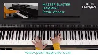 Master Blaster (Jammin') - keyboard's part - piano tutorial