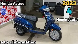 New Honda Activa Deluxe 2023 Model  Bs7 E20 OBD 2 Price Mileage full detailed review #honda#viral