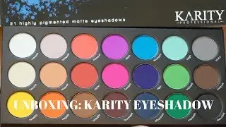 UNBOXING | KARITY Eyeshadow - MATTE