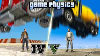 GTA 4 vs GTA 5 Physics Comparison &ndash; Ragdolls, Car Crashes, Explosions & More!