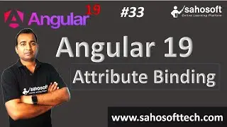 Attribute binding in Angular 19 | Data Binding in angular | Angular 19 Tutorials in Hindi