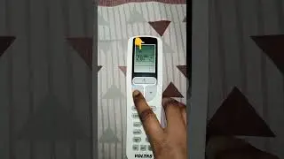 How to set timer in voltas ac remote #airconditioner #summer #ac #timer #electronicproduct #remote