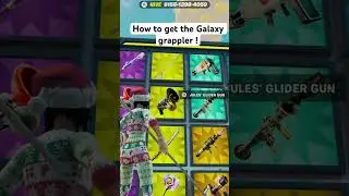 How to get the galaxy grappler #fortnite #hive