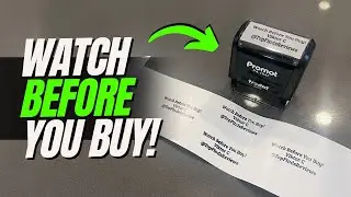 Watch This FIRST! - Custom Rubber Stamp - Trodat Promot CUSTOM stamps