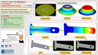 0.1.2.1 | Basic Static Structural Analysis | Introduction to Static Structural Analysis using ANSA