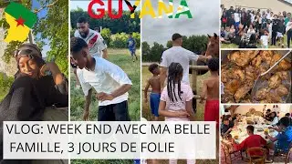 Week-end avec ma belle-famille guyanaise 🇬🇫3 jours de folie, rires, jeux, repas & ambiance garantie!